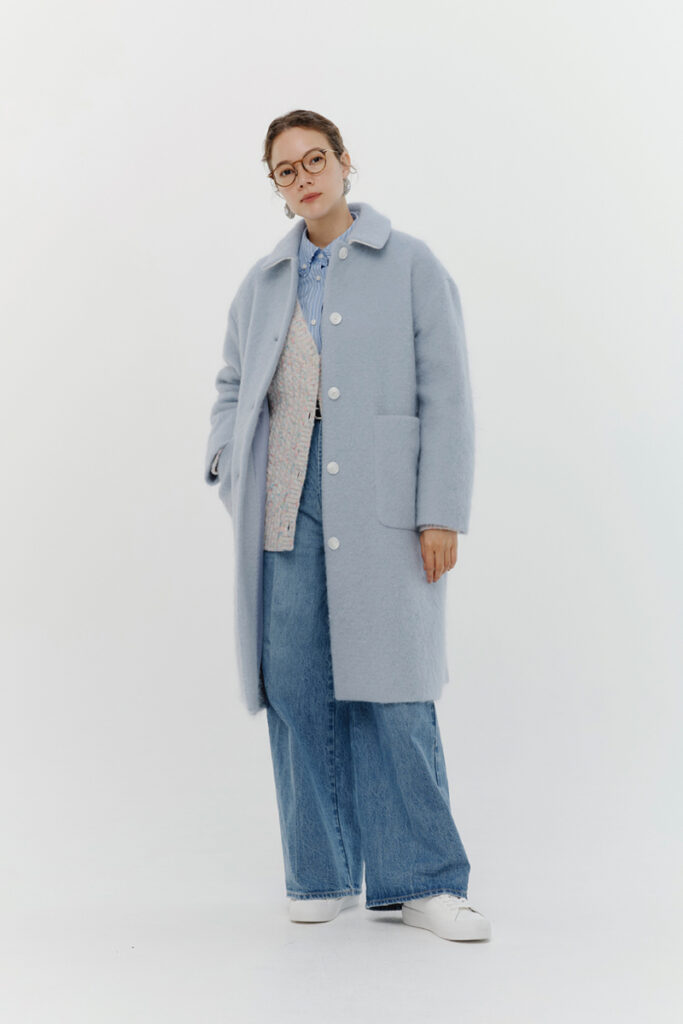 12月中旬発売予定 ステンカラーシャギーコート【2024AW】 | 2024 AW Collection| yori